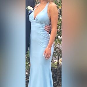 Clarisse Light Blue Prom Dress